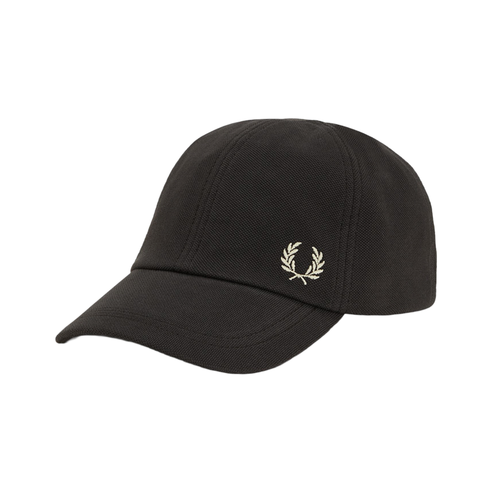 CFPU2516726-V56 Fred Perry Pique Classic Cap Anchr Gry/Oatml