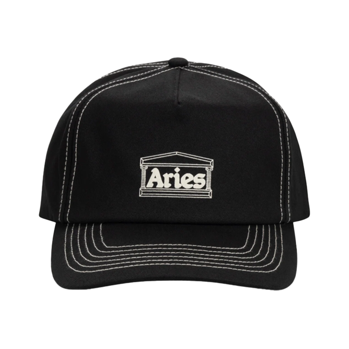에리즈 얼라이즈 템플 캡 블랙 - 24FW(Aries Temple Cap Black - 24FW)