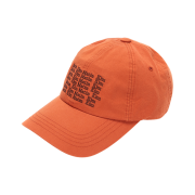 (W) Matin Kim Lettering Ball Cap Orange