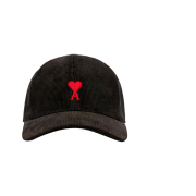 AMI de Coeur Corduroy Baseball Cap Black