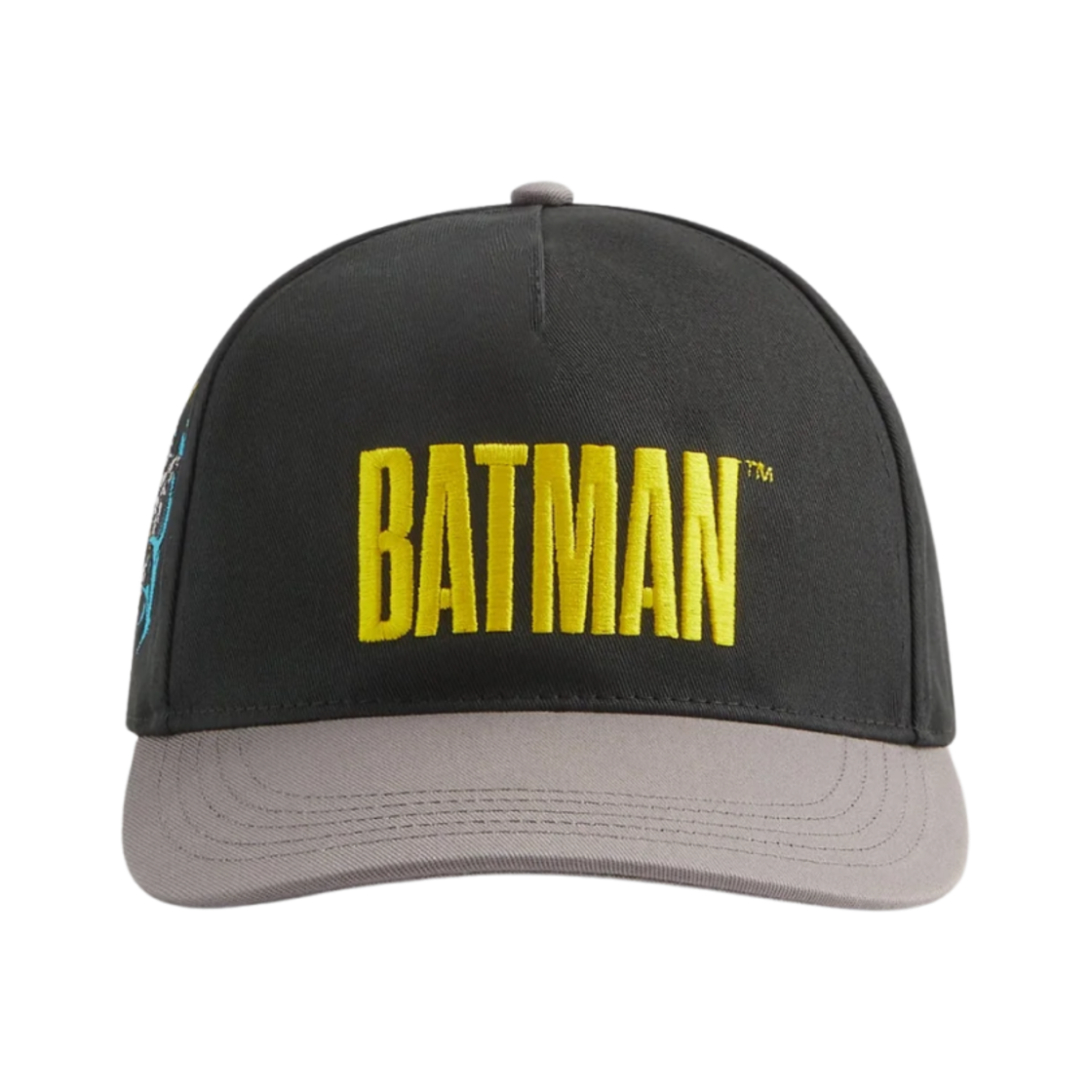 키스 x 배트맨 트윌 투 톤 핀치 크라운 스냅백 블랙(Kith x Batman Twill Two Tone Pinch Crown Snapback Black)