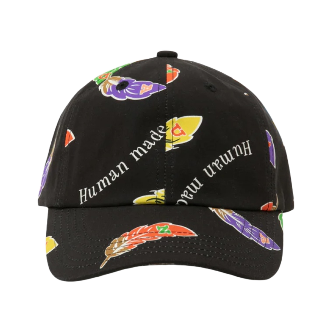 휴먼 메이드 6-패널 캡 블랙(Human Made 6-Panel Cap Black) - 2