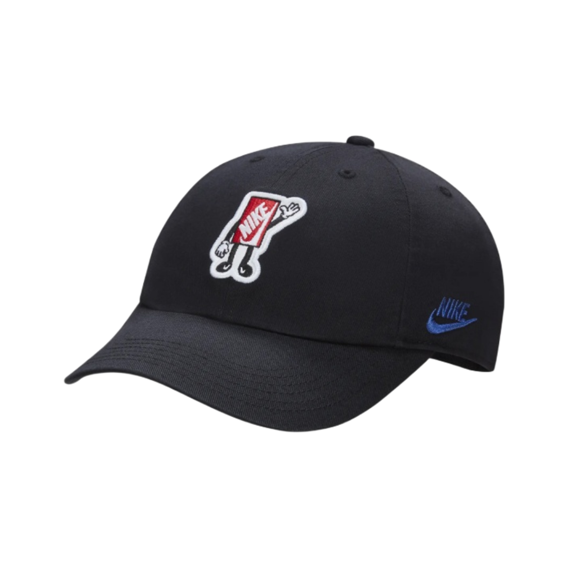 (키즈) 나이키 어드저스터블 클럽 언스트럭처 박시 캡 블랙
