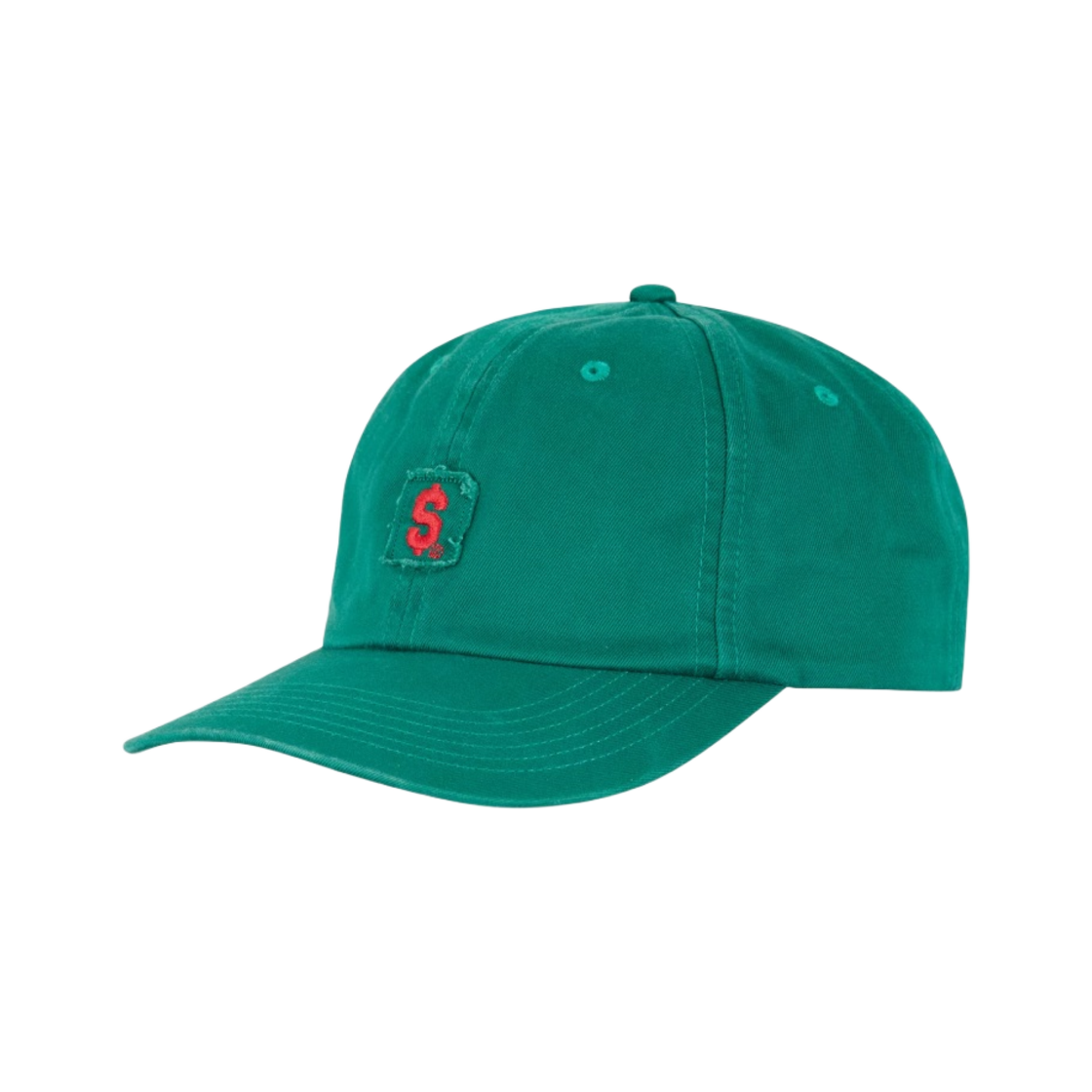 슈프림 $ 패치 6-패널 그린 - 23SS(Supreme $ Patch 6-Panel Green - 23SS) - 1