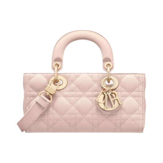 Dior Small Lady D-Joy Bag Cannage Lambskin Powder Pink