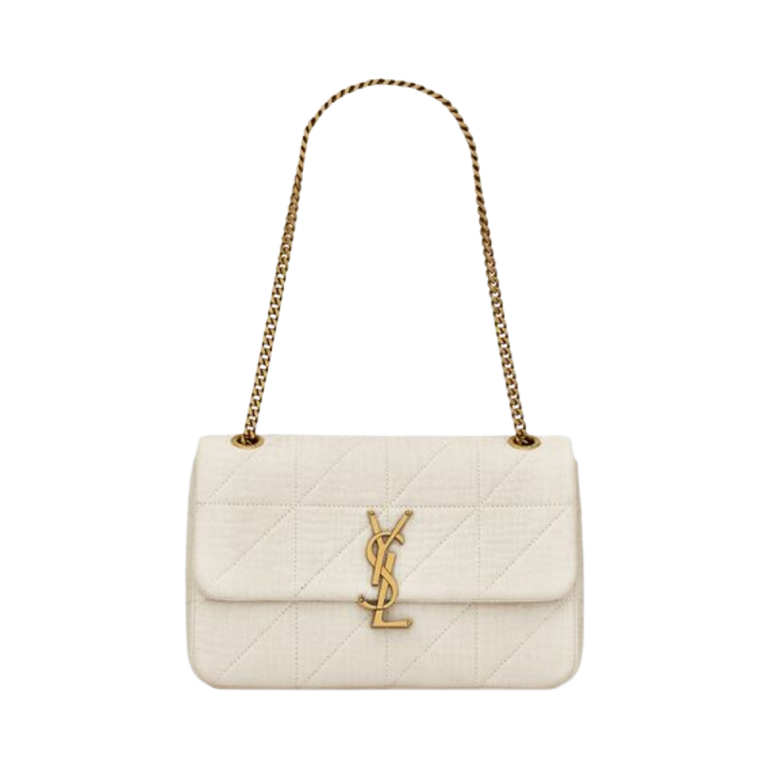 생로랑 제이미 미디움 저지 블랑(Saint Laurent Jamie Medium In Jersey Blanc) - 1