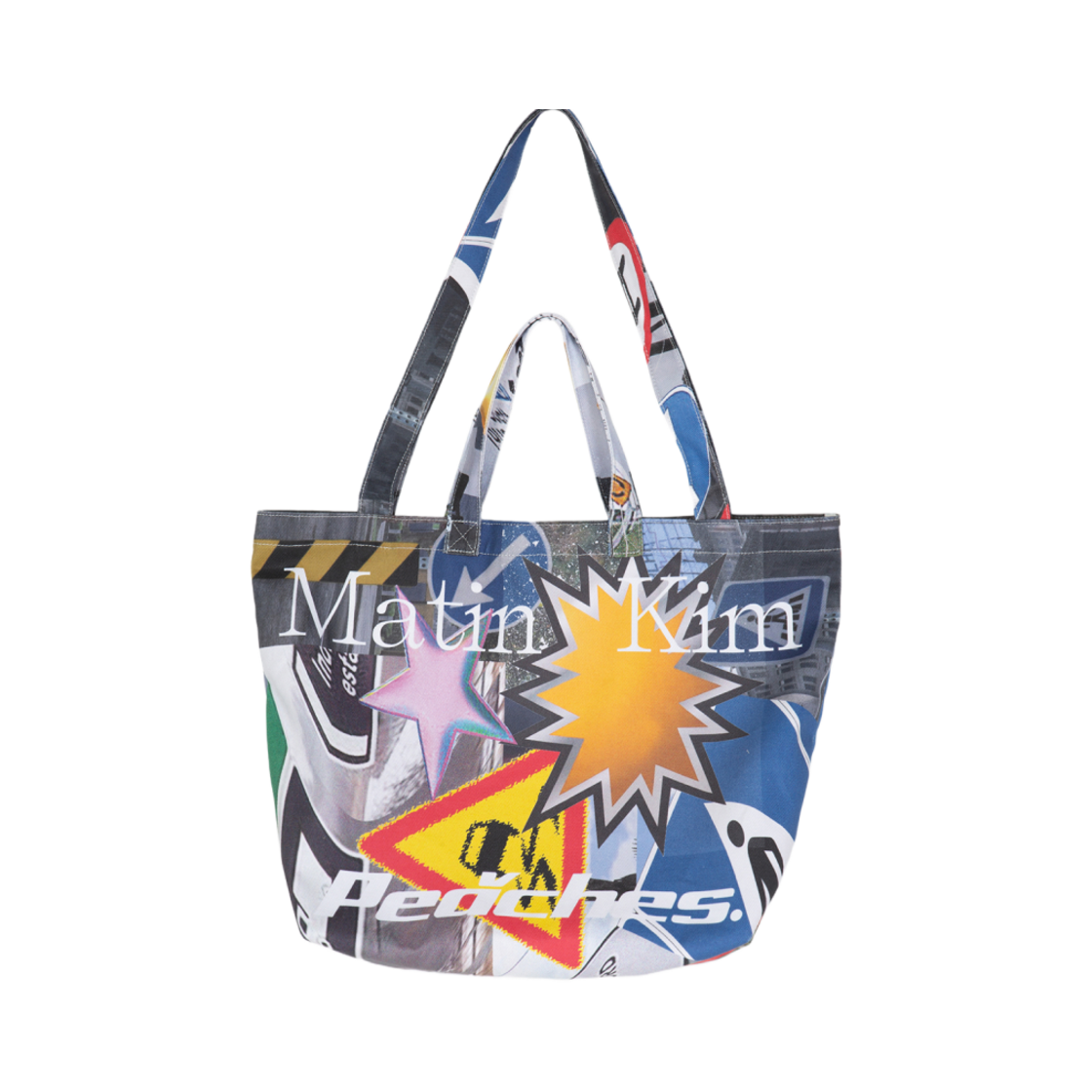 마뗑킴 x 피치스 그래픽 빅 에코백 멀티(Matin Kim x Peaches Graphic Big Ecobag Multi) - 2