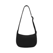 COS Nylon Crossbody Saddle Bag Black