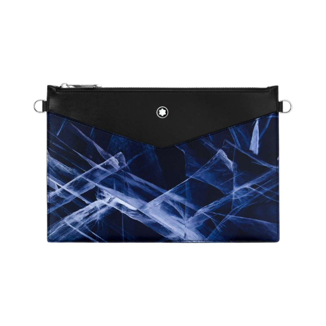 MB129742 Montblanc Meisterstuck Selection Glacier Folio Black Blue