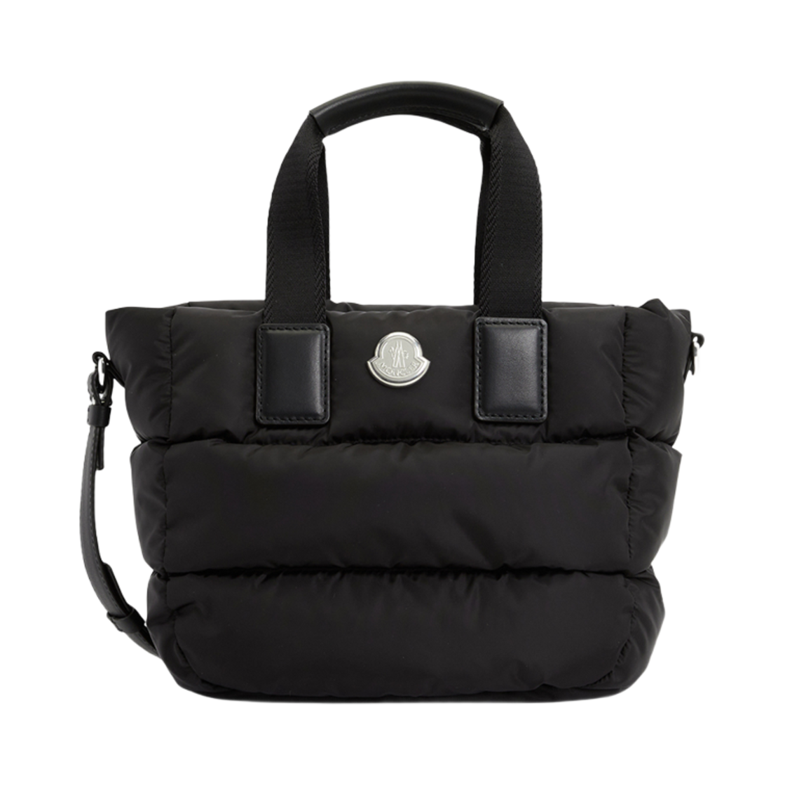 K1-09B-5D00009-M6275-999 Moncler Caradoc Padding Tote Bag Black - 25SS