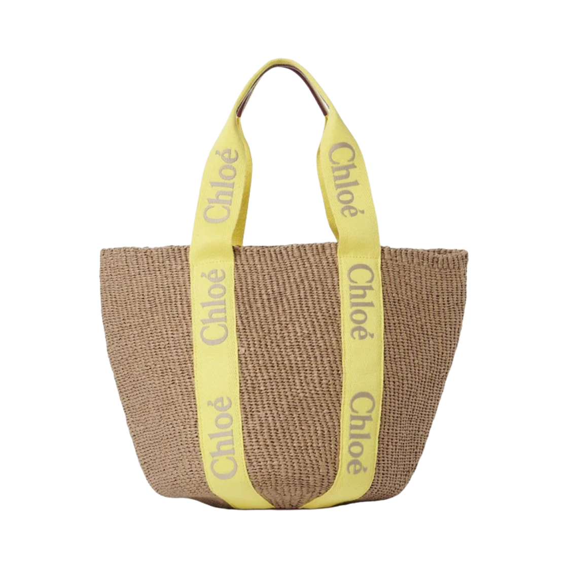 끌로에 라지 우디 베스킷 옐로우 베이지(Chloe Large Woody Basket Yellow Beige) - 1