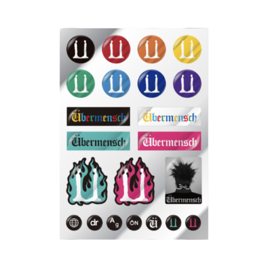 지드래곤 위버멘쉬 에폭시 스티커(G-DRAGON Ubermensch Epoxy Sticker)