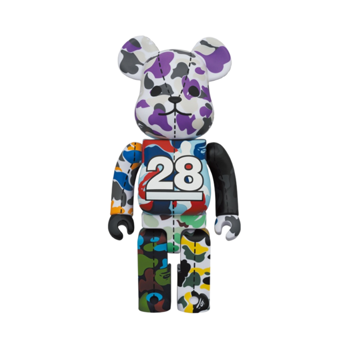 베어브릭 x 베이프 28주년 카모 #1 400%(Bearbrick x BAPE 28th Anniversary Camo #1 400%) - 1