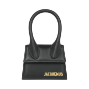 Jacquemus Le Chiquito Signature Leather Mini Handbag Black