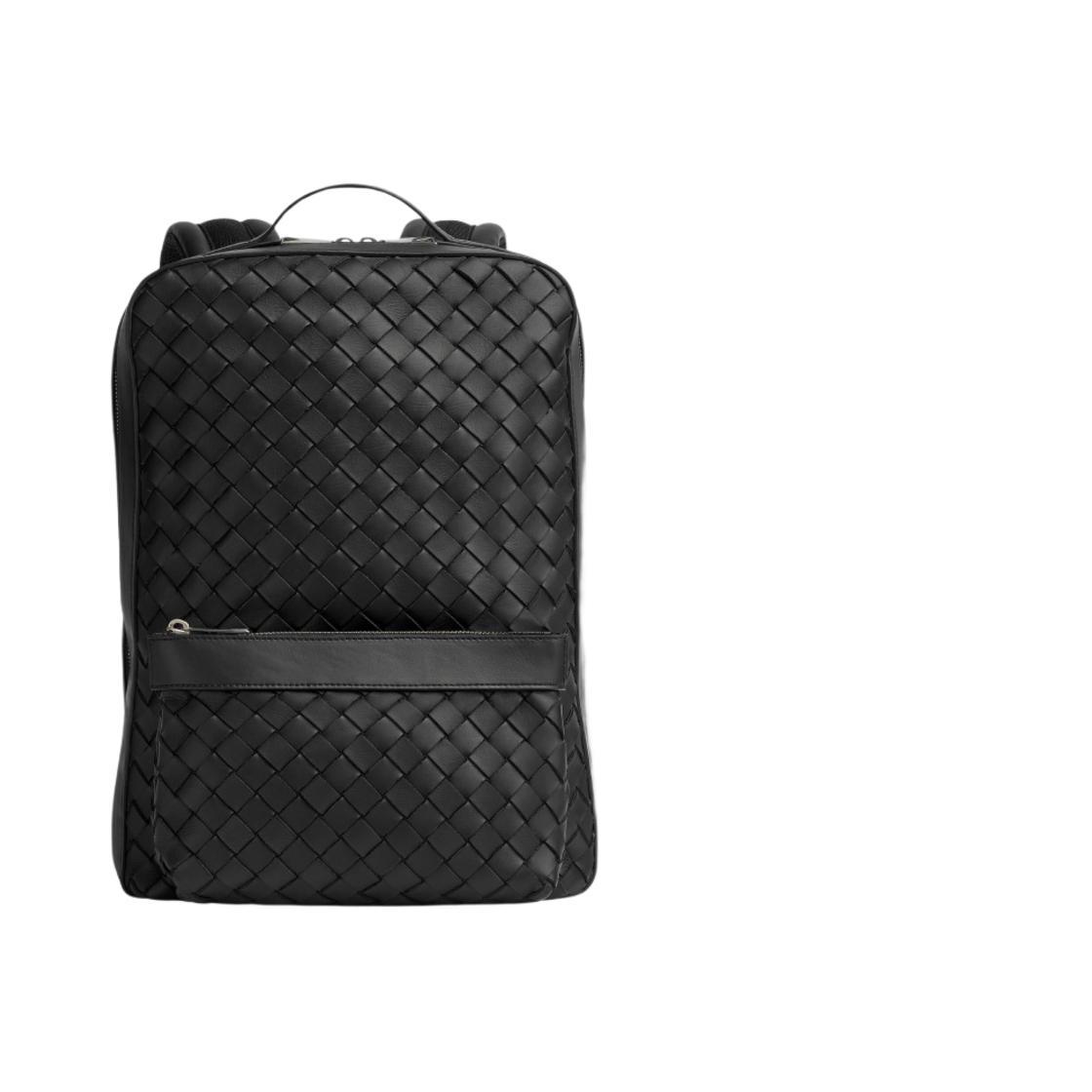 보테가 베네타 스몰 인트레치아토 백팩 블랙(Bottega Veneta Small Intrecciato Backpack Black) - 1