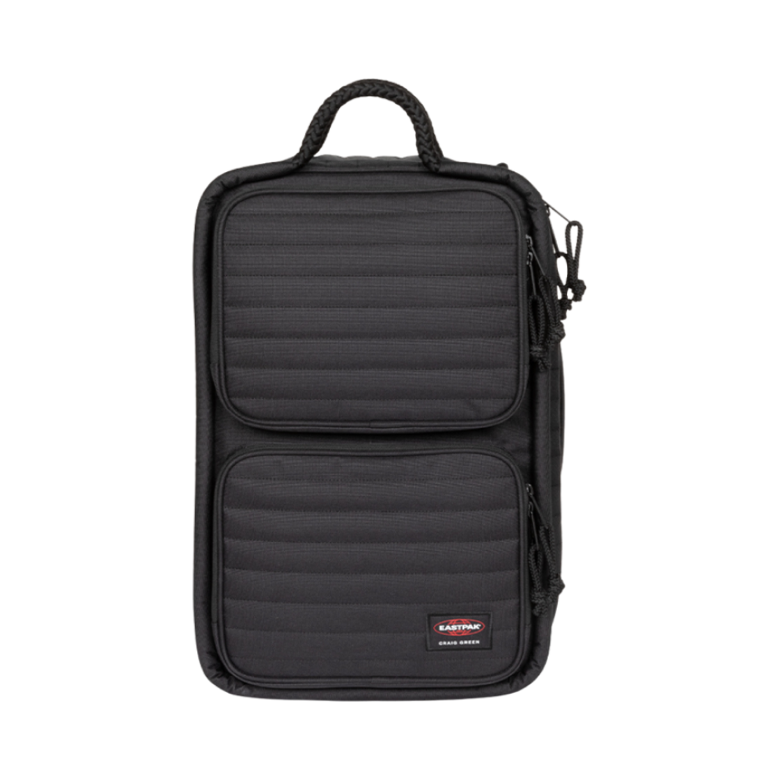 이스트팩 x 크레이그 그린 트래블 백 퀼티드 트래블 팩 블랙(Eastpak x Craig Green Travel Bag Quilted Travel Pack Black)