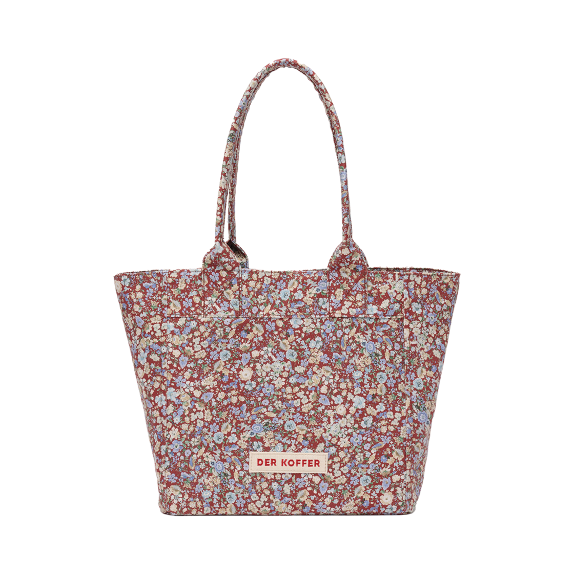 2512071051 Der Koffer Shopper Vintage Flower Medium Brown
