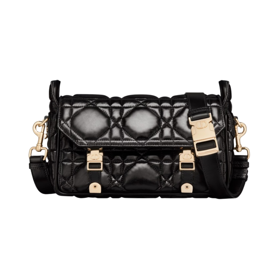 디올 스몰 디올캠프 백 매크로까나쥬 카프스킨 블랙(Dior Small Diorcamp Bag Macrocannage Calfskin Black) - 1