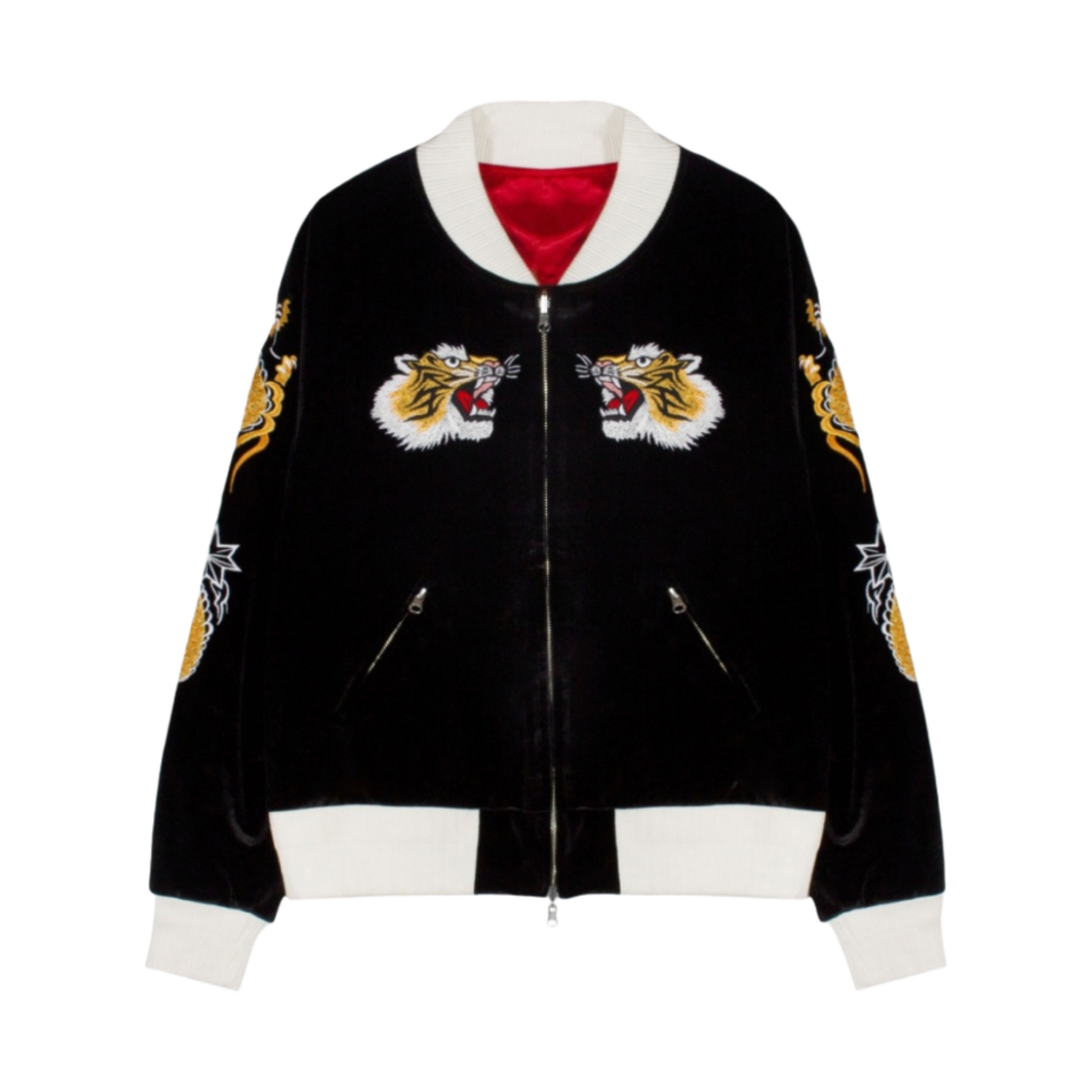 다크룸 스튜디오 x 찬스 클로딩 수베니어 자켓 블랙 화이트(Darkr8m Studio Souvenir Jacket Black White)