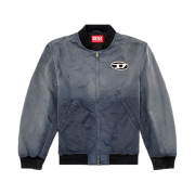 Diesel Degrade Padded Bomber Jacket Dark Grey