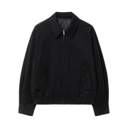 TNGT Semi Over-fit Washed Cotton Blouson Black