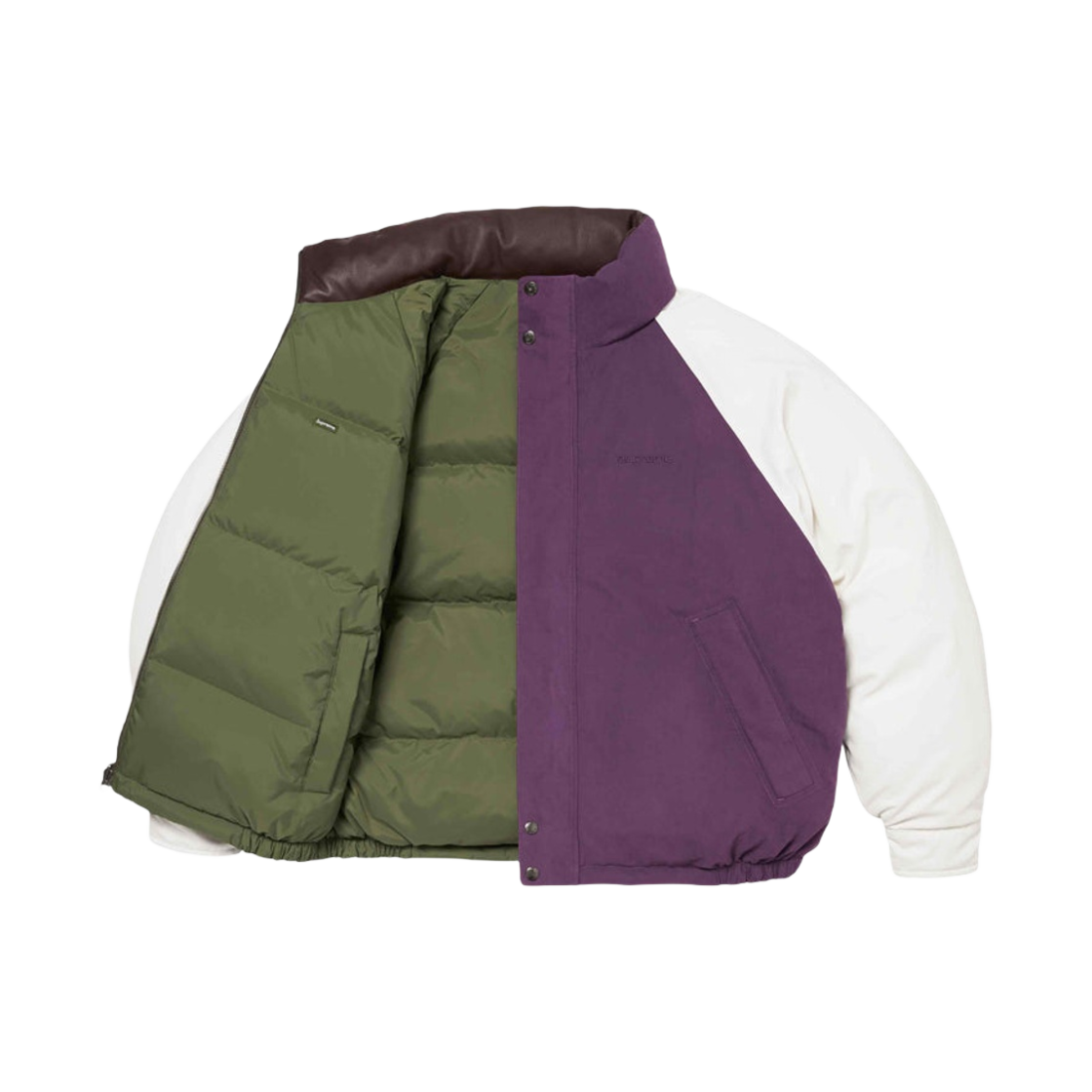 슈프림 리버시블 다운 퍼퍼 자켓 퍼플 - 24SS(Supreme Reversible Down Puffer Jacket Purple - 24SS) - 2