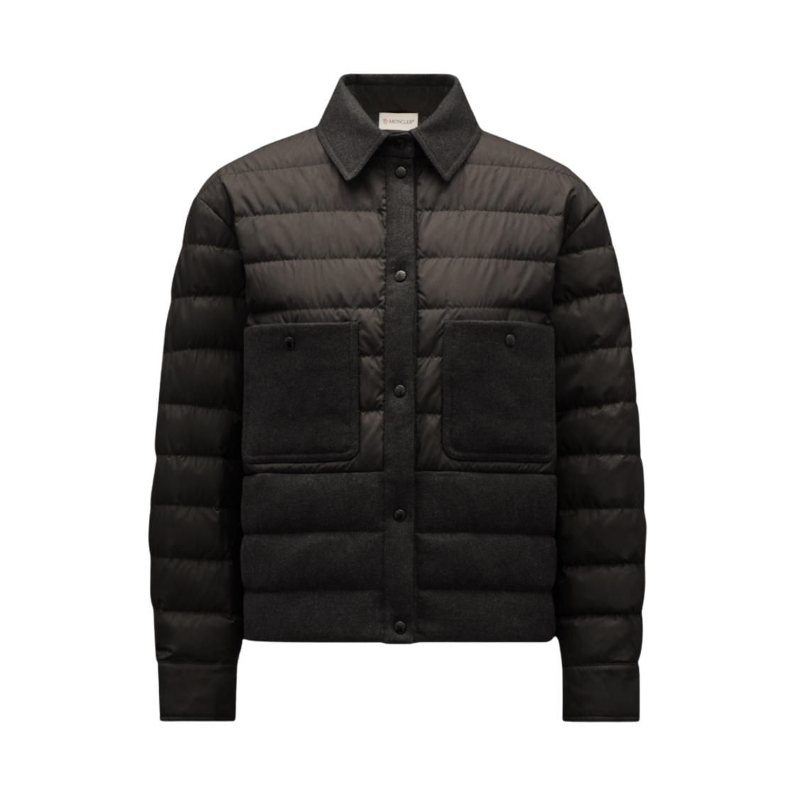 (W) 몽클레르 패딩 셔츠 블랙 - 22FW((W) Moncler Padded Shirt Black - 22FW) - 1