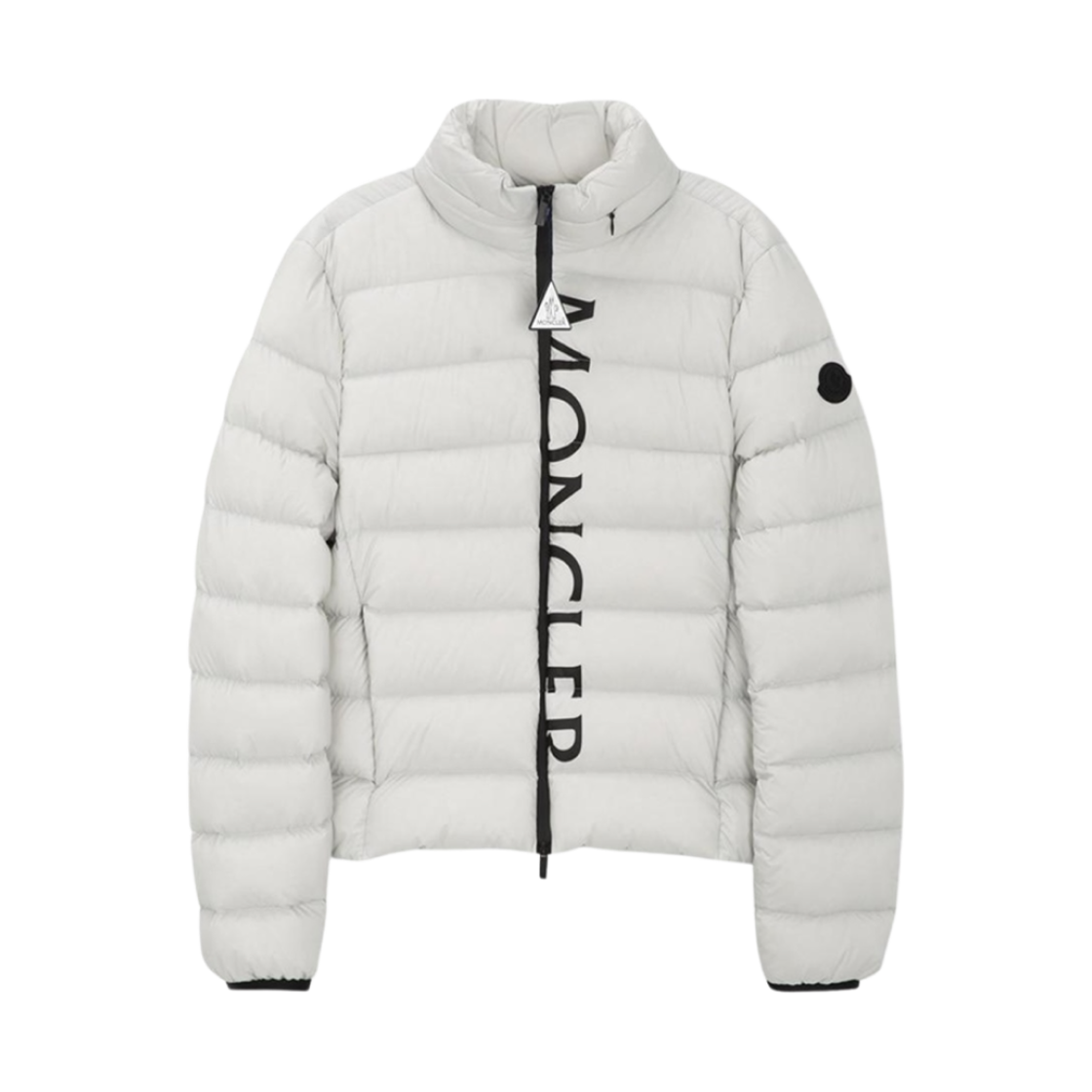 J2-093-1A00073-53333-90D (W) Moncler Cerces Short Down Jacket Ice Gray - 24FW