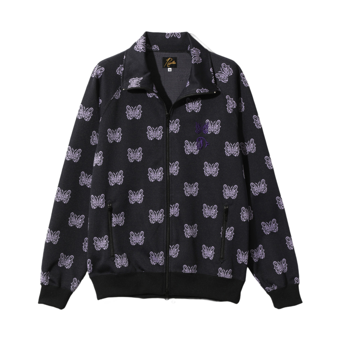 니들스 x 카에 다나카 트랙 자켓 폴리 자카드 블랙(Needles x Kae Tanaka Track Jacket Poly Jacquard Black)
