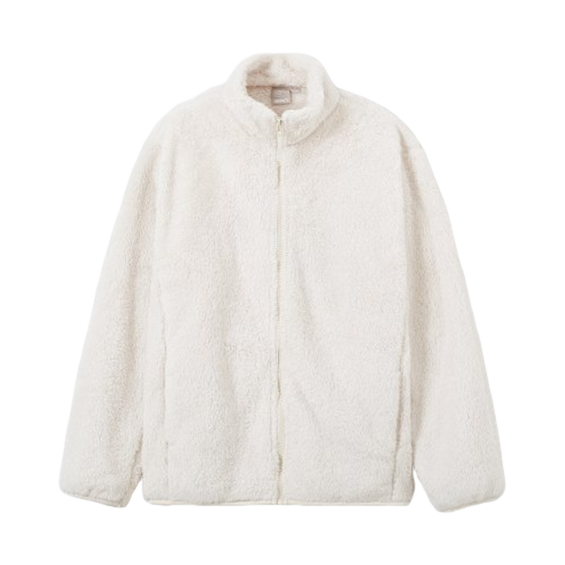 스파오 베이직 퍼 플리스 집업 라이트 베이지(Spao Basic Fur Fleece Zip Up Light Beige)