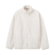 Spao Basic Fur Fleece Zip Up Light Beige