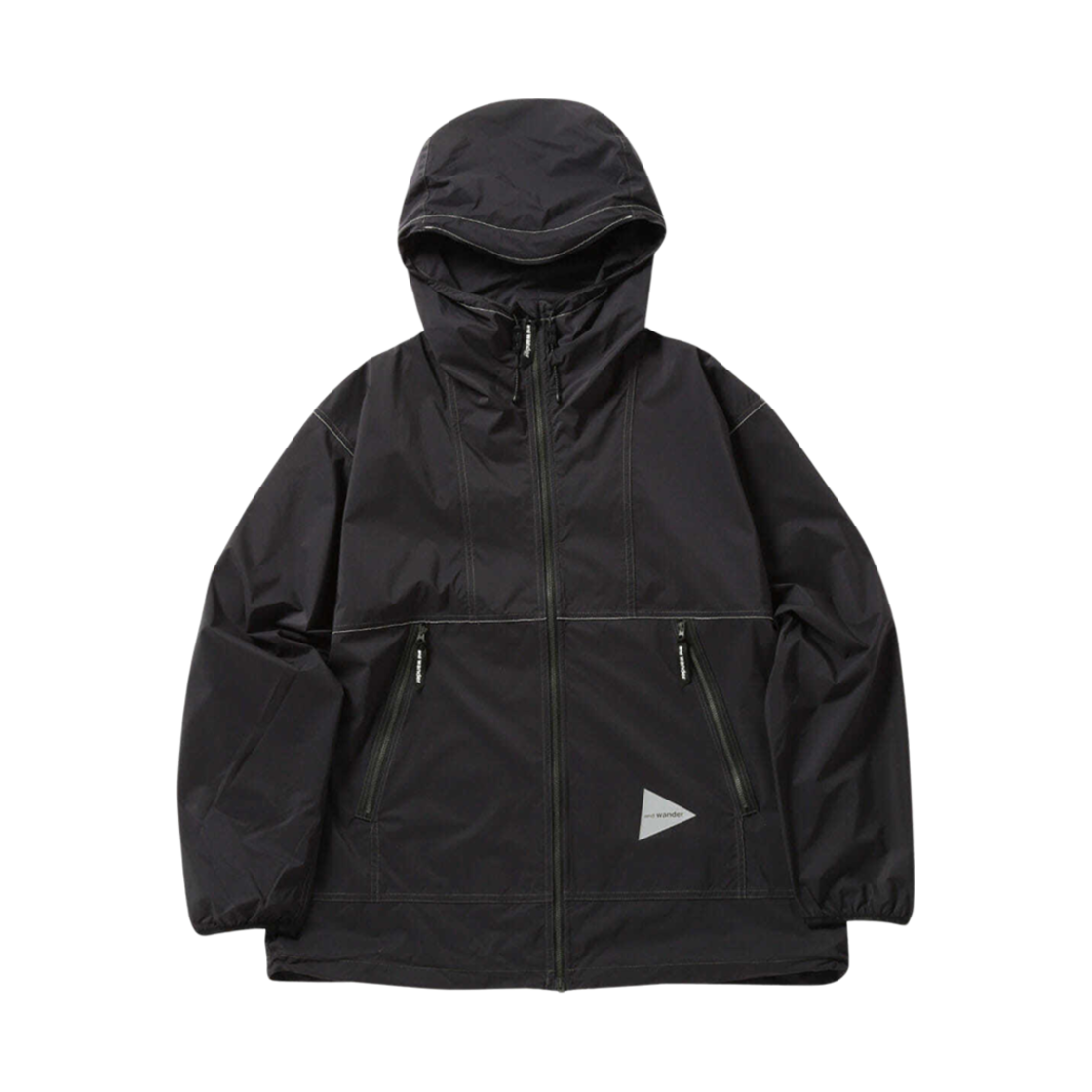 5745121015 And Wander Pertex Wind Jacket Black