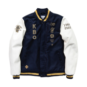 [KREAM 단독] Over The Pitch x KBO The 40th Anniversary Stadium Jacket Navy