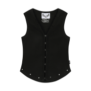 Gila Archive Symbol Western Vest Black