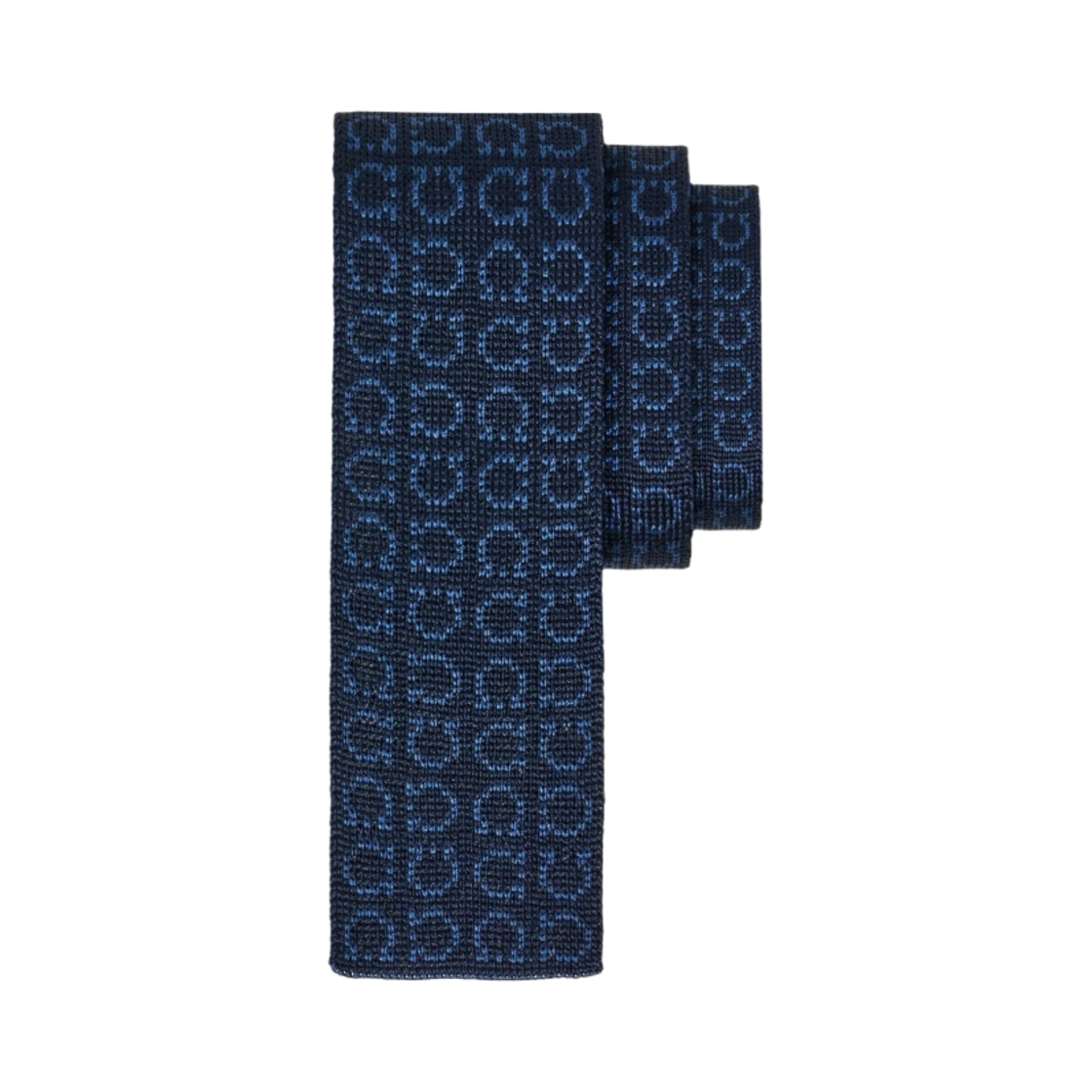 페라가모 실크 타이 마린 블루 라이트 블루(Ferragamo Slik Tie Marine Blue Light Blue) - 1