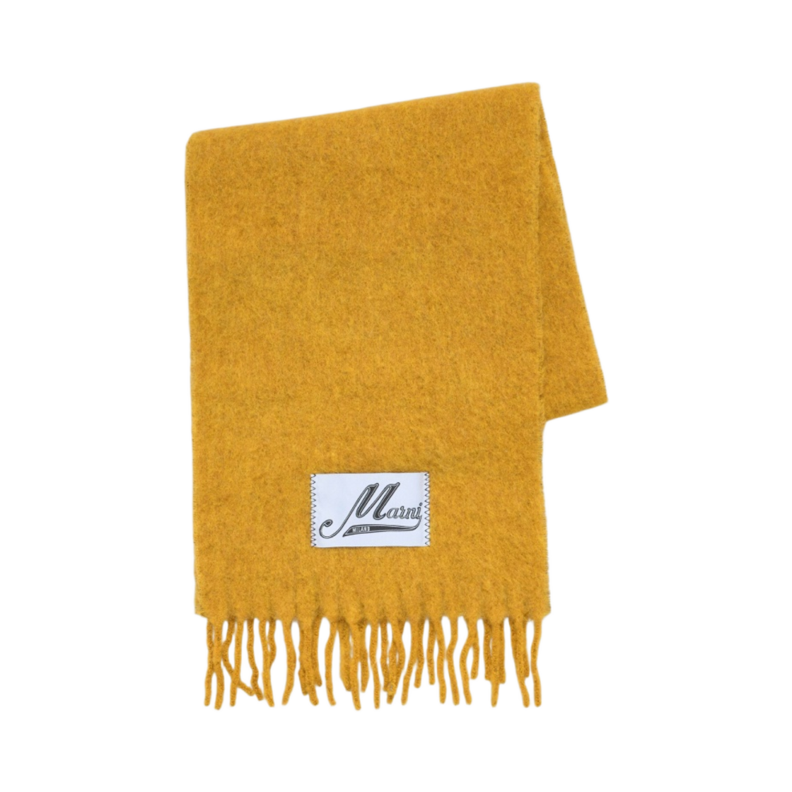 ASZC0005A0-UTW918-00Y50 Marni Yellow Alpaca Scarf Sun