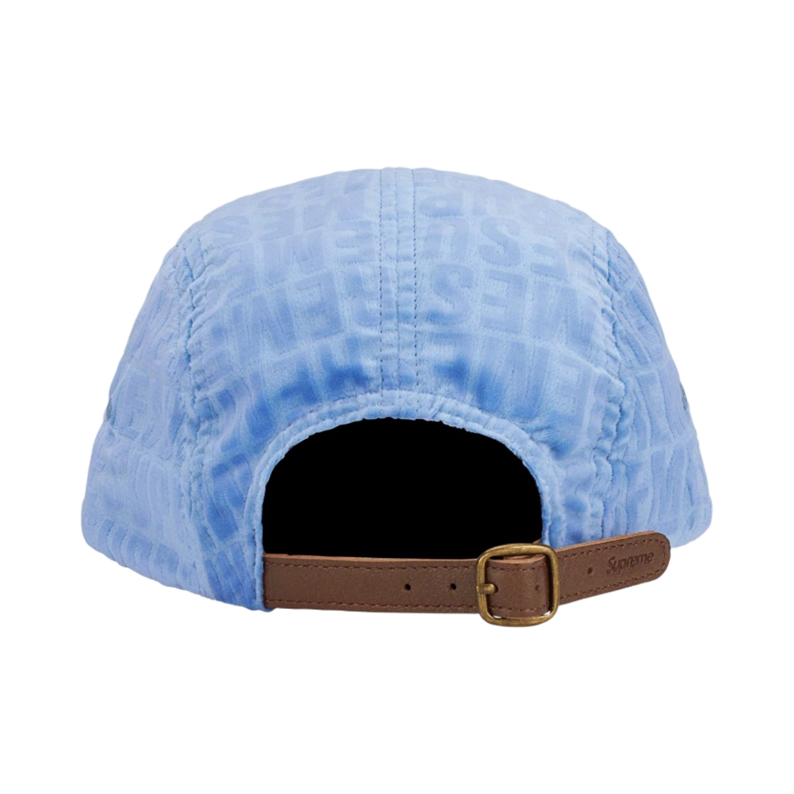 슈프림 벨벳 패턴 캠프캡 라이트 블루 - 21FW(Supreme Velvet Pattern Camp Cap Light Blue - 21FW) - 2