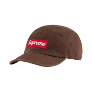 Supreme Washed Chino Twill Camp Cap Brown - 21FW
