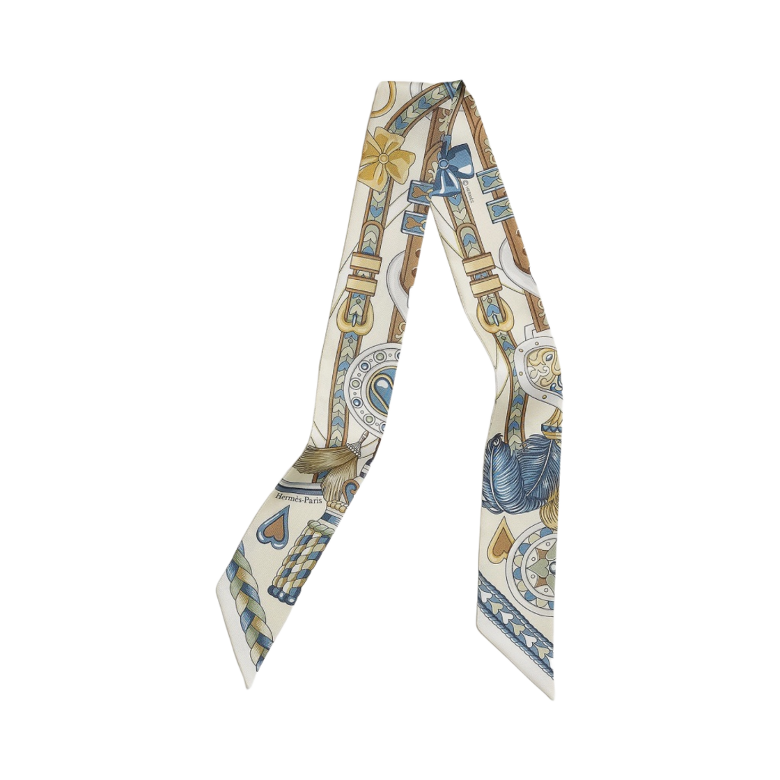 (W) 에르메스 아르네 드 꾀흐 트윌리 크렘 블루 진 베르 아망드