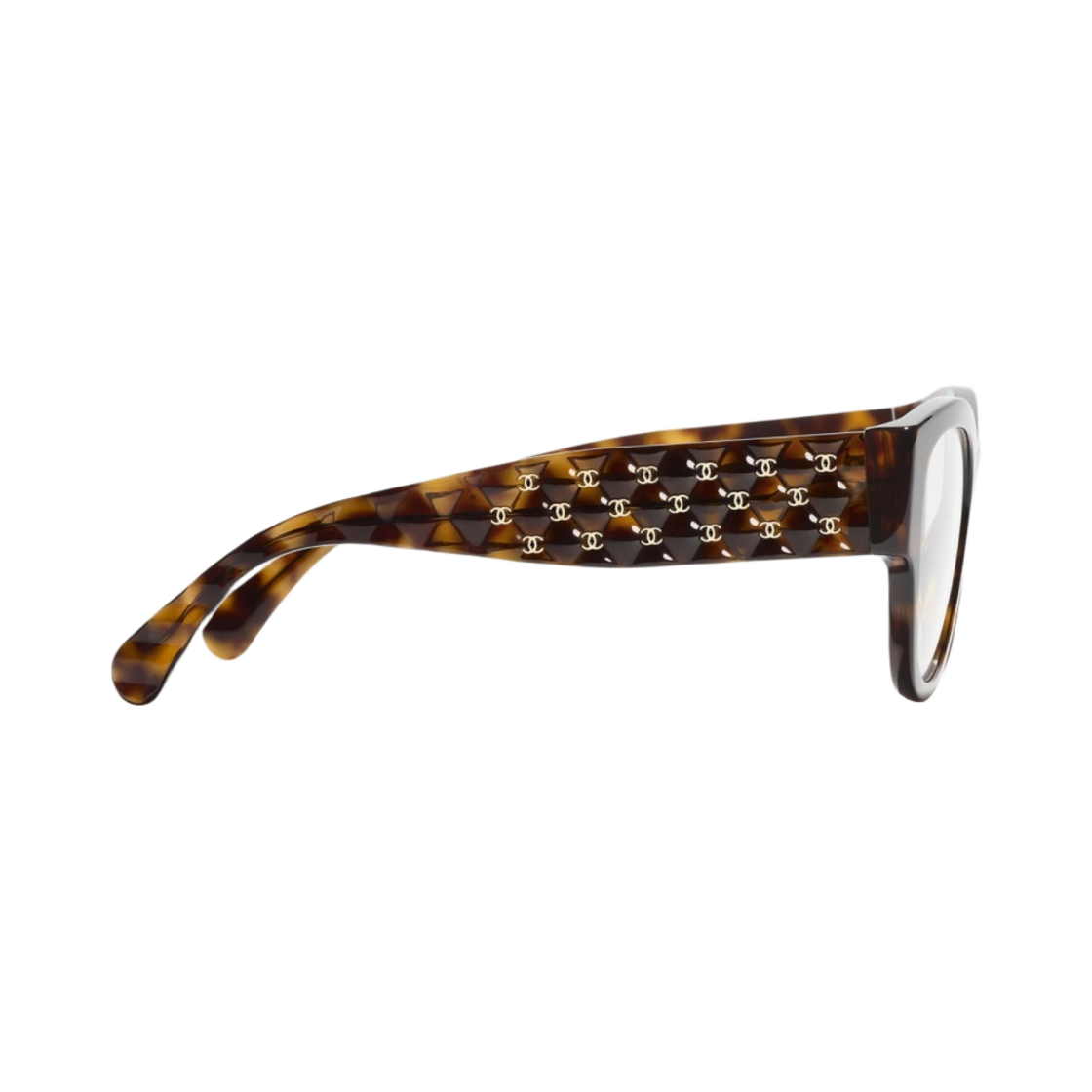 샤넬 스퀘어 프레임 아세테이트 & 다크 톨토이즈(Chanel Square Eyeglasses Acetate & Dark Tortoise) - 3