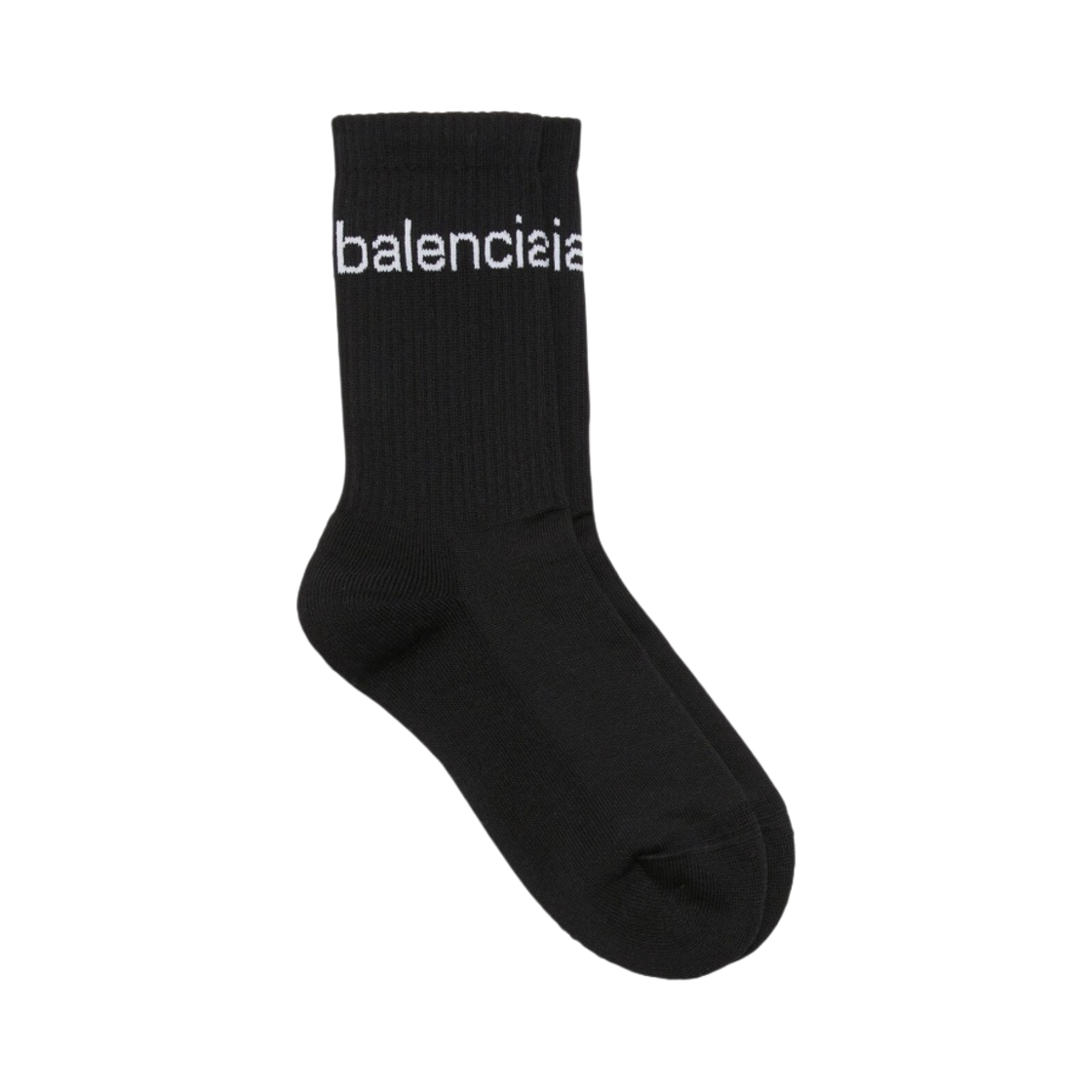 (W) 발렌시아가 Bal.com 양말 블랙((W) Balenciaga Bal.com Socks Black) - 2