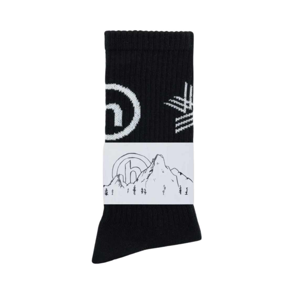 히든 NY x 골드윈 C3Fit 아치 서포트 삭스 블랙(Hidden NY x Goldwin C3Fit Arch Support Socks Black)