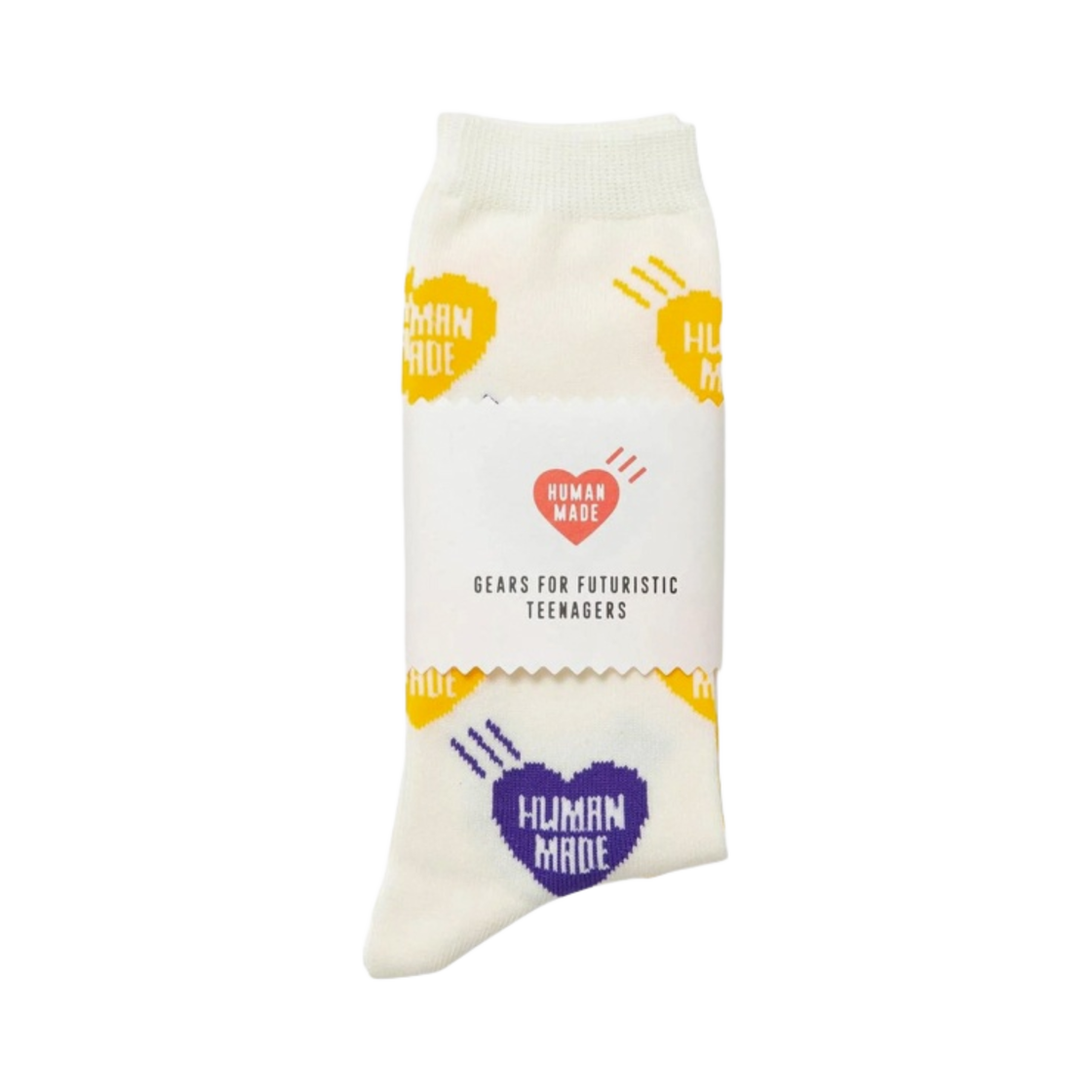 휴먼 메이드 하트 삭스 퍼플(Human Made Heart Socks Purple) - 2