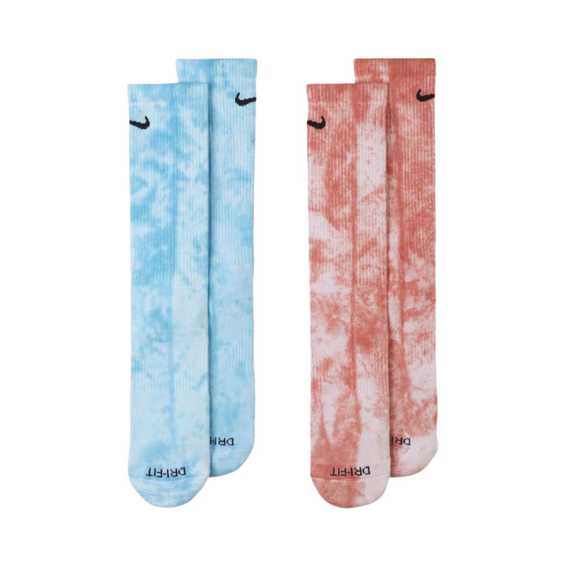 나이키 에브리데이 플러스 쿠션드 타이다이 크루 삭스 멀티 컬러 (2개입/국내 정식 발매 제품)