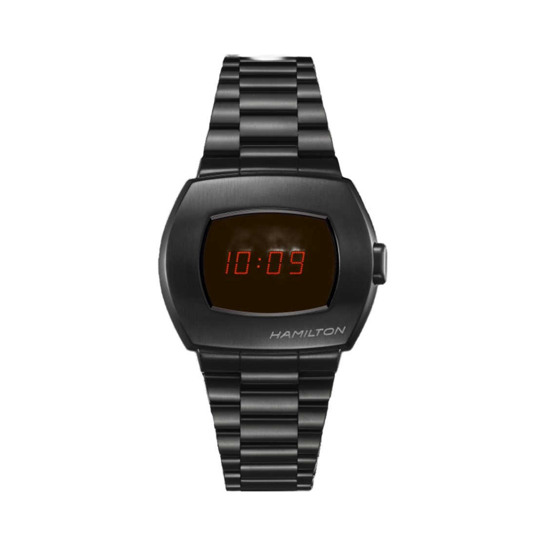 해밀턴 아메리칸 클래식 PSR 디지털 쿼츠 스테인리스 스틸 블랙(Hamilton American Classic PSR Digital Quartz Stainless Steel Black) - 1