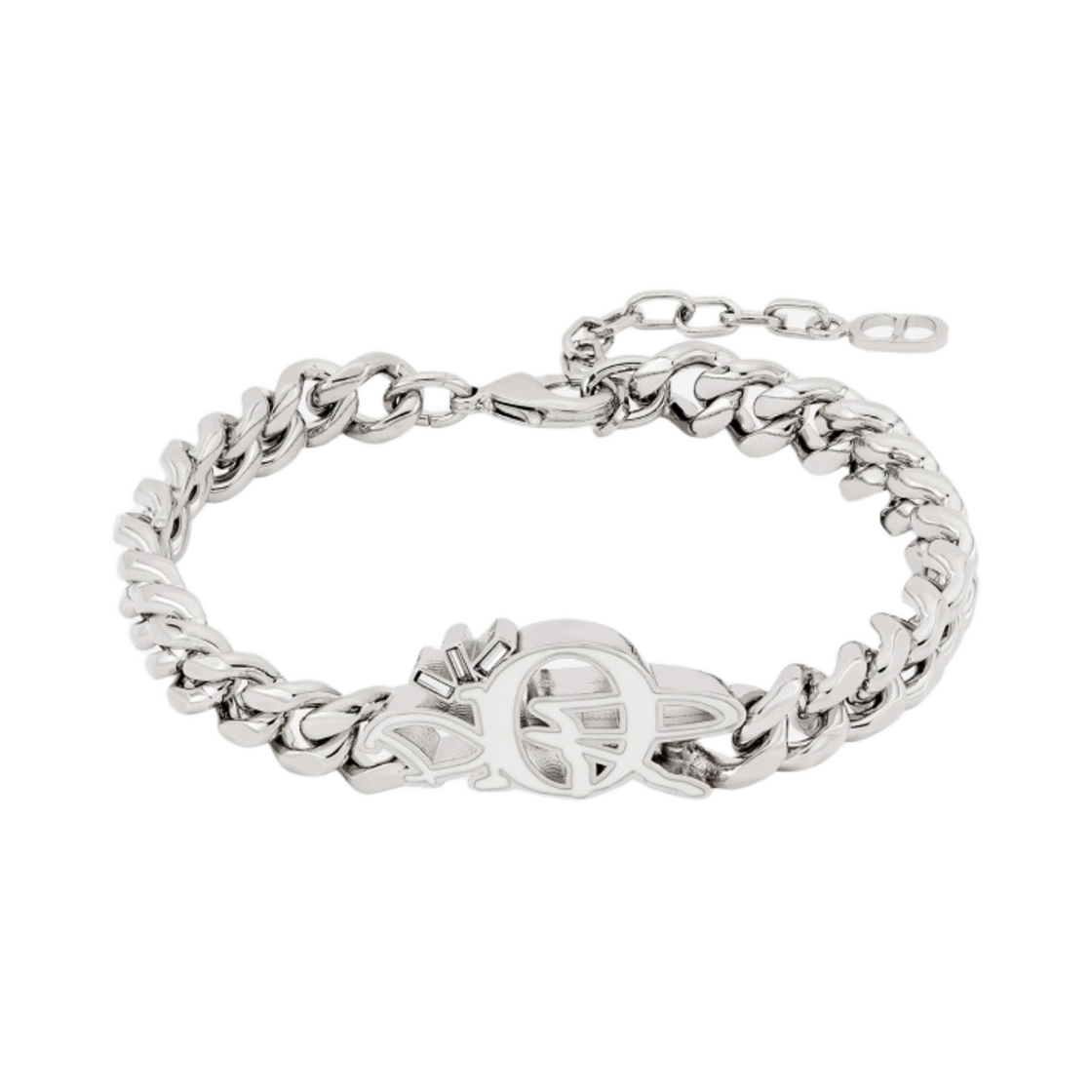 디올 x 캑터스 잭 체인 링크 브레이슬릿 실버