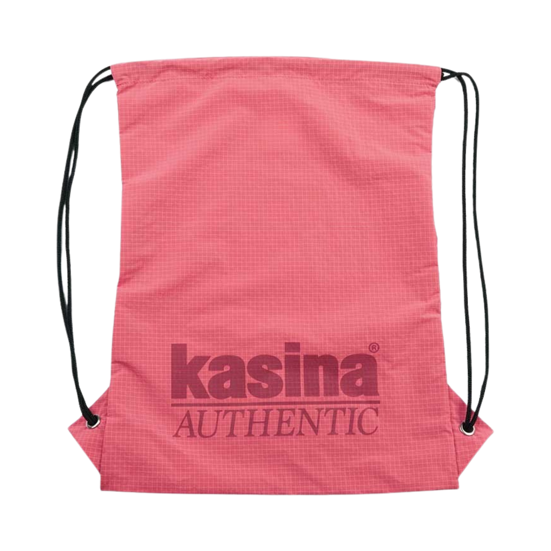 KA24SMACGNP Kasina Authentic Logo Gym Sack Neon Pink