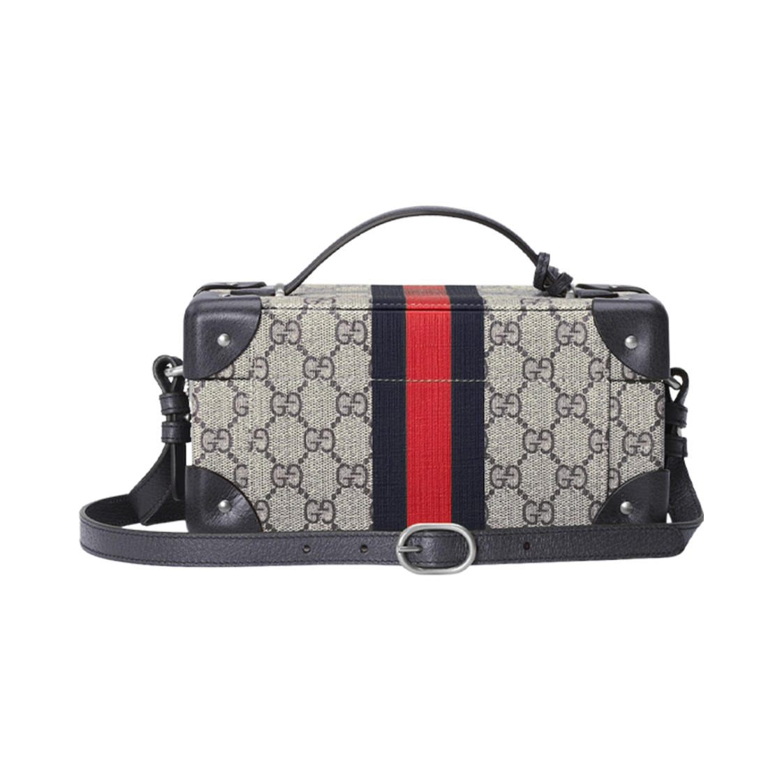 구찌 사보이 워치 케이스 베이지 블루 슈프림(Gucci Savoy Watch Case Beige Blue Supreme) - 3