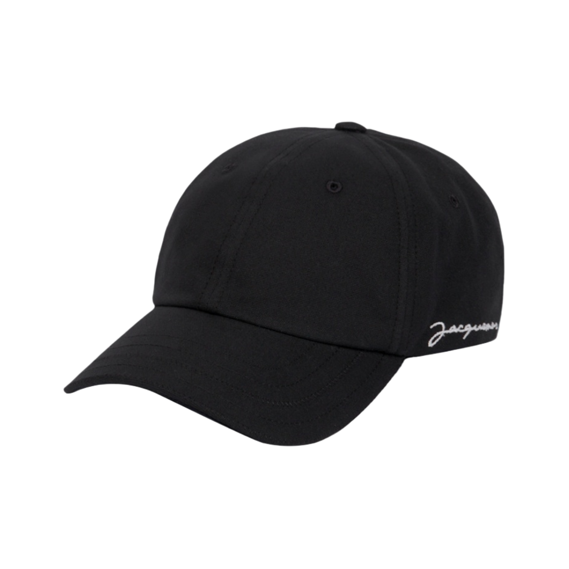 자크뮈스 라 카스케트 자크뮈스 시그니쳐 캡 블랙(Jacquemus La Casquette Jacquemus Signature Cap Black)
