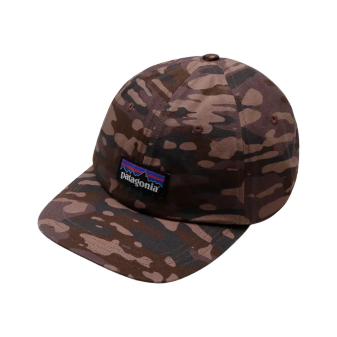 파타고니아 P-6 라벨 트레이드 캡 브라운